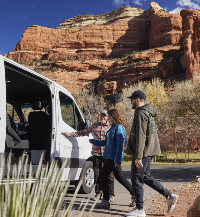 van tour in sedona