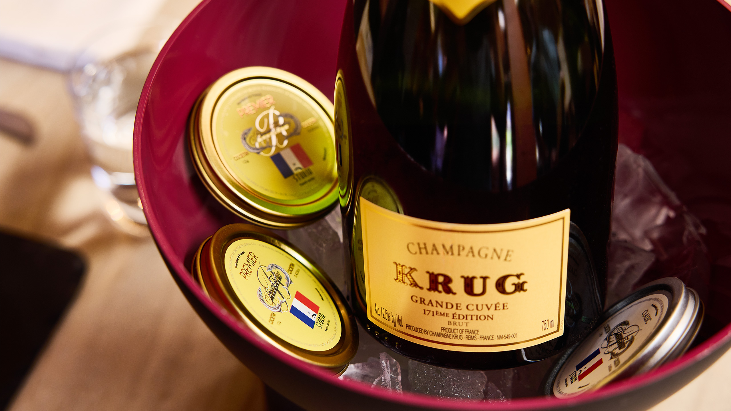 caviar and krug