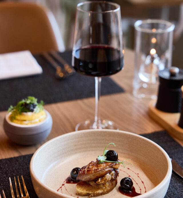 dinner with wine pairing